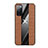 Custodia Silicone Ultra Sottile Morbida Cover X02L per Samsung Galaxy S20 FE 5G Marrone