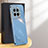 Custodia Silicone Ultra Sottile Morbida Cover XL1 per OnePlus 12R 5G Blu