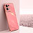 Custodia Silicone Ultra Sottile Morbida Cover XL1 per Oppo Reno9 Pro+ Plus 5G Rosa Caldo