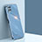 Custodia Silicone Ultra Sottile Morbida Cover XL1 per Samsung Galaxy A12 Nacho Blu