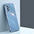 Custodia Silicone Ultra Sottile Morbida Cover XL1 per Samsung Galaxy A52 5G Blu