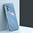 Custodia Silicone Ultra Sottile Morbida Cover XL1 per Samsung Galaxy Quantum2 5G Blu