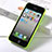 Custodia Silicone Ultra Sottile Morbida Opaca per Apple iPhone 4S Verde