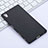 Custodia Silicone Ultra Sottile Morbida Opaca per Sony Xperia Z5 Nero