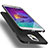 Custodia Silicone Ultra Sottile Morbida per Samsung Galaxy Note 4 Duos N9100 Dual SIM Nero