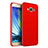 Custodia Silicone Ultra Sottile Morbida S02 per Samsung Galaxy A7 SM-A700 Rosso