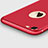 Custodia Silicone Ultra Sottile Morbida S09 per Apple iPhone 7 Rosso