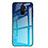 Custodia Silicone Ultra Sottile Morbida Specchio M03 per Xiaomi Pocophone F1 Blu