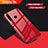 Custodia Silicone Ultra Sottile Morbida Specchio per Huawei Honor 20i Rosso