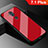 Custodia Silicone Ultra Sottile Morbida Specchio per Nokia 7.1 Plus Rosso