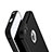 Custodia Silicone Ultra Sottile Morbida U01 per Apple iPhone 5S Nero