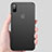 Custodia Silicone Ultra Sottile Morbida V02 per Apple iPhone Xs Nero