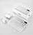 Custodia TPU Trasparente Ultra Slim Morbida T04 per Apple iPhone X Bianco