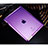 Custodia TPU Trasparente Ultra Sottile Morbida per Apple iPad 2 Viola