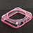 Custodia TPU Trasparente Ultra Sottile Morbida per Apple iWatch 2 42mm Rosa