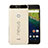 Custodia TPU Trasparente Ultra Sottile Morbida per Google Nexus 6P Oro