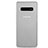 Custodia Ultra Slim Trasparente Rigida Cover Opaca P01 per Samsung Galaxy S10 Plus Bianco