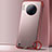 Custodia Ultra Slim Trasparente Rigida Cover Opaca per Huawei Mate 30 Pro Rosso