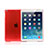 Custodia Ultra Slim Trasparente Rigida Opaca per Apple iPad Mini 3 Rosso