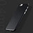 Custodia Ultra Sottile Plastica Rigida Opaca per Apple iPhone 6S Plus Nero
