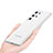 Custodia Ultra Sottile Trasparente Rigida Cover Opaca H01 per Samsung Galaxy S22 Ultra 5G Bianco