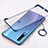 Custodia Ultra Sottile Trasparente Rigida Cover Opaca H03 per Huawei P30 Lite Blu