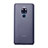 Custodia Ultra Sottile Trasparente Rigida Cover Opaca U01 per Huawei Mate 20 Blu