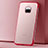 Custodia Ultra Sottile Trasparente Rigida Cover Opaca U01 per Huawei Mate 20 Pro Rosso