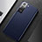 Custodia Ultra Sottile Trasparente Rigida Cover Opaca U01 per Samsung Galaxy S21 5G Blu