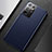 Custodia Ultra Sottile Trasparente Rigida Cover Opaca U01 per Samsung Galaxy S21 Ultra 5G Blu