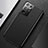 Custodia Ultra Sottile Trasparente Rigida Cover Opaca U01 per Samsung Galaxy S21 Ultra 5G Nero