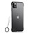 Custodia Ultra Sottile Trasparente Rigida Cover Opaca U02 per Apple iPhone 11 Pro Nero