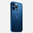 Custodia Ultra Sottile Trasparente Rigida Cover Opaca U02 per Apple iPhone 14 Pro Max Blu