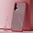 Custodia Ultra Sottile Trasparente Rigida Cover Opaca U02 per Huawei Nova 5 Pro Rosso