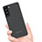 Custodia Ultra Sottile Trasparente Rigida Cover Opaca U02 per Samsung Galaxy S21 FE 5G Nero