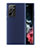 Custodia Ultra Sottile Trasparente Rigida Cover Opaca U02 per Samsung Galaxy S22 Ultra 5G Blu