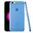 Custodia Ultra Sottile Trasparente Rigida Opaca per Apple iPhone 6 Blu