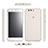 Custodia Ultra Sottile Trasparente Rigida Opaca per Huawei P10 Plus Bianco