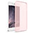 Custodia Ultra Sottile Trasparente Silicone Opaca per Apple iPhone 6S Plus Rosa