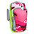 Fascia da Braccio Custodia Armband Corsa Sportiva B23 Rosa Caldo