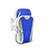 Fascia da Braccio Custodia Armband Corsa Sportiva Universale B32 Blu