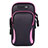 Fascia da Braccio Custodia Armband Corsa Sportiva Universale L01 Rosa