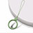 Laccetto da Polso Cordino da Polso Cinghia Cordino Mano con Anello R01 Verde