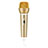 Microfono Mini Stereo Karaoke 3.5mm con Supporto M03 Oro
