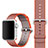 Milanese Cinturino Braccialetto Acciaio Band per Apple iWatch 4 40mm Arancione