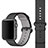 Milanese Cinturino Braccialetto Acciaio per Apple iWatch 3 42mm Nero