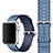 Milanese Cinturino Braccialetto Acciaio per Apple iWatch 5 44mm Blu