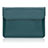 Morbido Pelle Custodia Marsupio Tasca L02 per Huawei Honor MagicBook 15 Verde