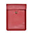 Morbido Pelle Custodia Marsupio Tasca L09 per Apple MacBook 12 pollici Rosso