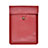 Morbido Pelle Custodia Marsupio Tasca L09 per Apple MacBook Air 13.3 pollici (2018) Rosso